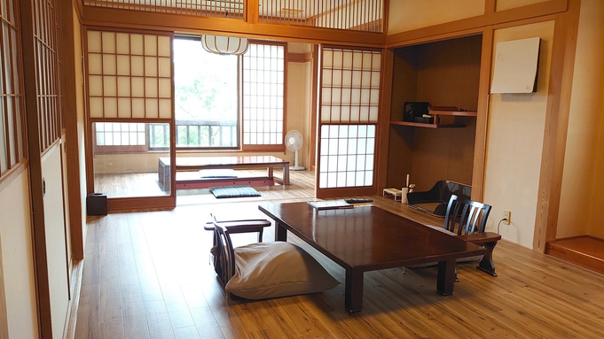 【湯峠館】ワンちゃんOK■二間続きクッションフロア<禁煙>